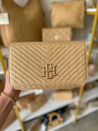 Natural VQ Bryn Clutch/Crossbody | Caroline Hill