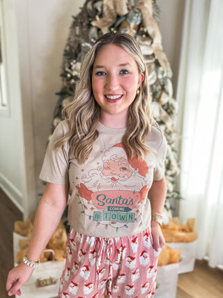 Santa's Coming To Town Tee