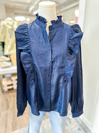 Blue Sweet Sophistication Blouse