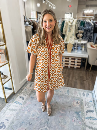 The Honeycomb Mini Dress