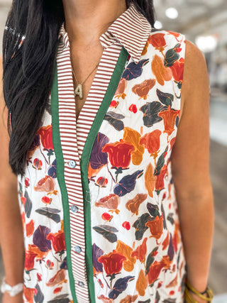 Pumpkin Sweet Pea Swing Dress