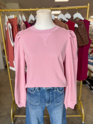 Mauve Causal Statement Sweatshirt