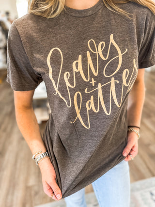 Leaves & Lattes Fall Graphic Tee