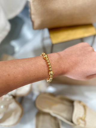 Seraphina Gold Beaded Bracelet