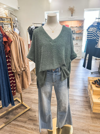 Basil V-Neck On Cozy Days Wear Me Top