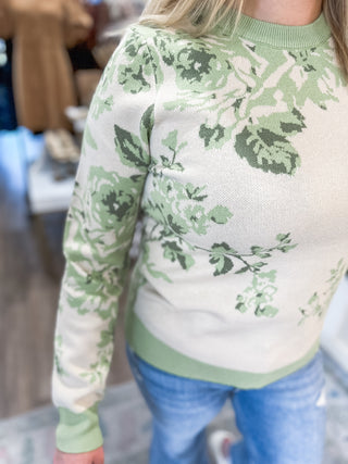 Sage Garden Grace Long Sleeve Sweater