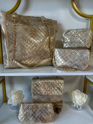 Ibiza Champagne Pop Pouch- Caroline Hill