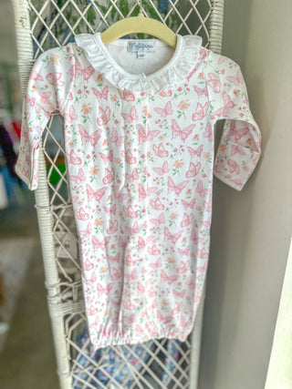 Butterflies Print Converter Gown