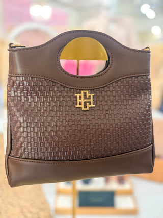Chocolate BW Gwen Mini Bag | Caroline Hill
