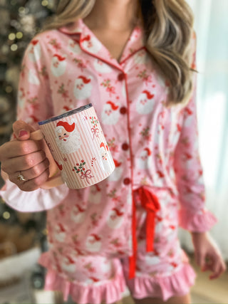 Holly Jolly Santa Pajama SHORTS Set