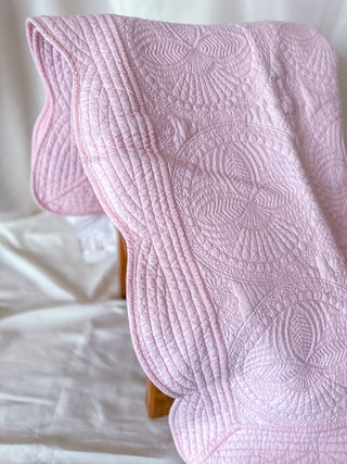 Pink Quilted Blanket