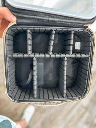 Coco Glow & Go Leather Travel Case