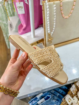 Summer Style Raffia Woven Sandal