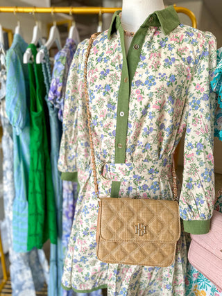 Natural DQ Evelyn Crossbody | Caroline Hill
