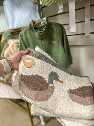 Mallard Duck Chenille Blanket