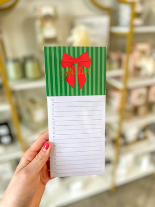 Gift List Magnetic Notepad