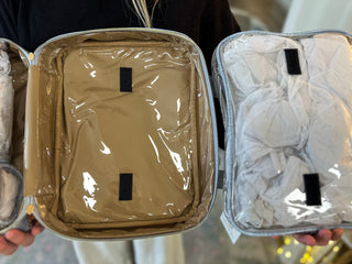 Large Punta Cana Baby Blue Cosmetic Travel Case