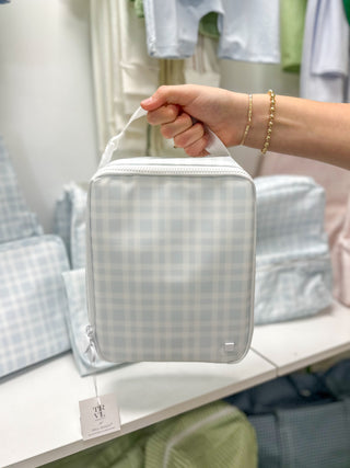 TRVL Pimlico Blue Plaid Lunch Box