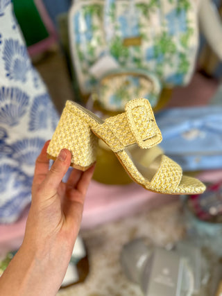 French Vanilla Lucy Buckle Heel