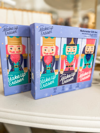 Nutcracker 3-Piece Makeup Eraser Gift Set