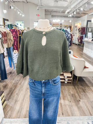 The Olive Rowan Ribbed Sweater