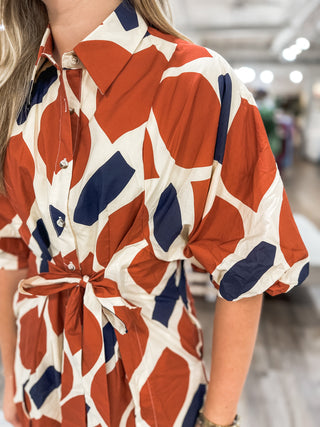 The Bold Moves Mini Dress
