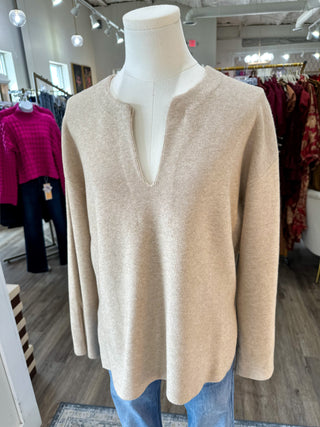 Oatmeal Chic & Elegant Sweater