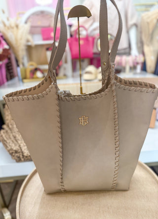 Stone Emory Whipstitch Tote | Caroline Hill