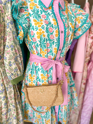 Natural Lattice Livi Crossbody | Caroline Hil