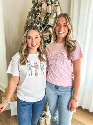 Classic Colors Nutcracker Embroidered Tee