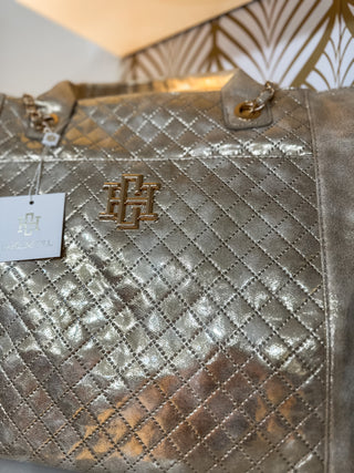 Champagne Pop Kinzley Quilted Tote - Caroline Hill
