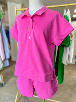 Pink Becca Shorts Set