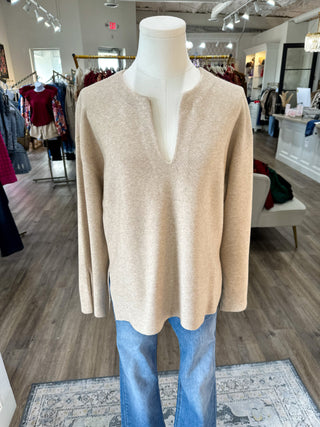 Oatmeal Chic & Elegant Sweater