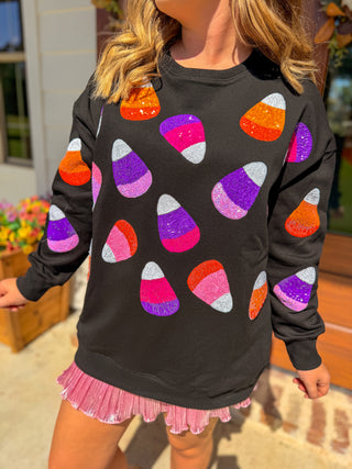 Candy Corn Queen Sweatshirt