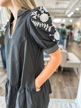 The Black Elowen Mini Dress