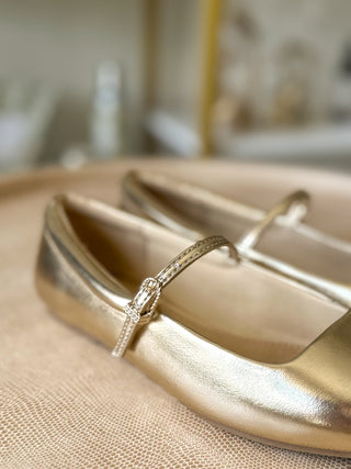 The Golden Darling Mary Jane Sandal