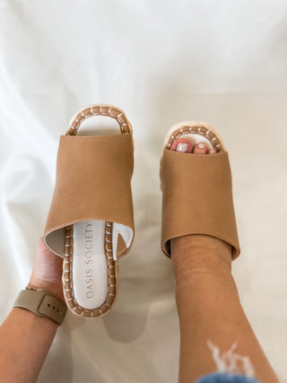 Apricot Raina Espadrille Slip On Wedge - OASIS SOCIETY