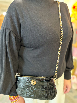 Black Patent Livi Crossbody