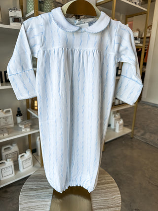 Blue Twirls Gown