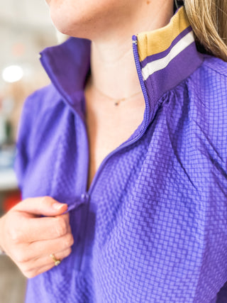 The Geaux Girl Half Zip Top