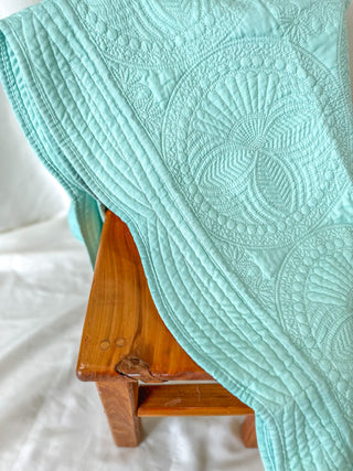 Mint Green Baby Quilt