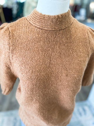Macchiato Bow Cozy Knit Sweater