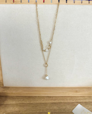 Pearl Dainty Layers Necklace