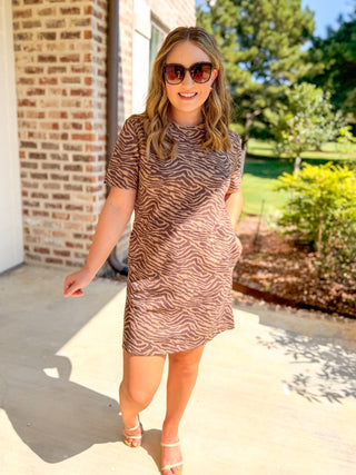 Wild About You Suede Mini Dress