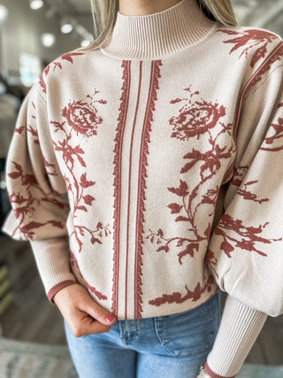 Taupe Forever Yours Balloon Sleeve Sweater