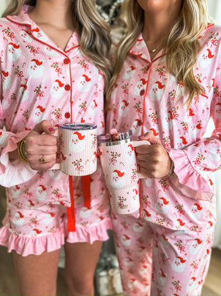 Holly Jolly Santa Pajama SHORTS Set