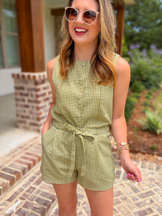 Matcha Green Festival Favorite Shorts Set