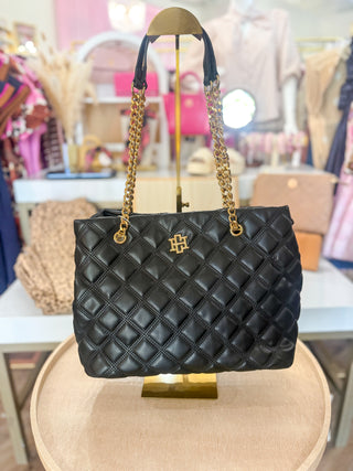 Black DQ Blair Tote Bag | Caroline Hill