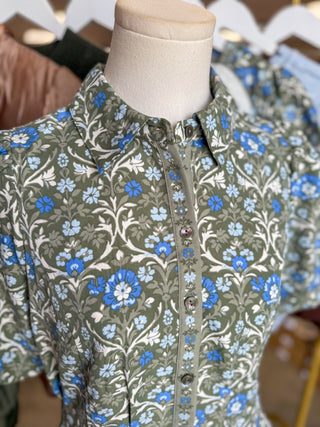 Ashdown Abbey Olive Rory Mini Dress