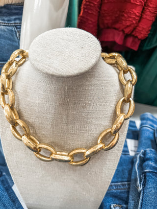 Gold Layered Chain 16"-18" Necklace